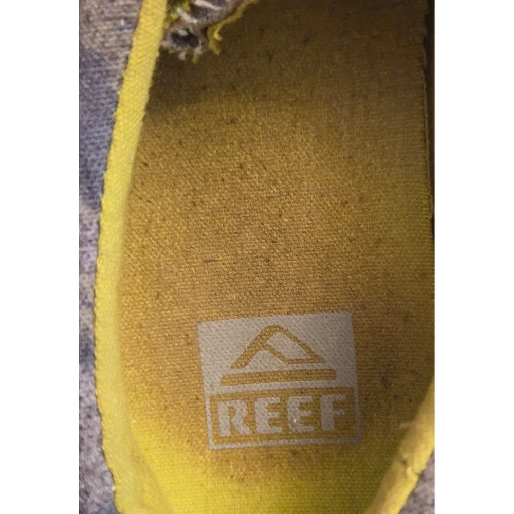 Reef‎ Cushion Coast Casual Slip On Shoes Youth Size 2 Gray Blue